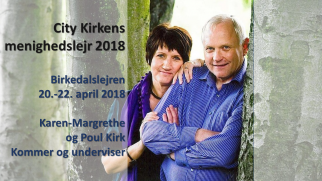 Menighedslejr 2018. Karen-Margrethe og Poul Kirk underviser